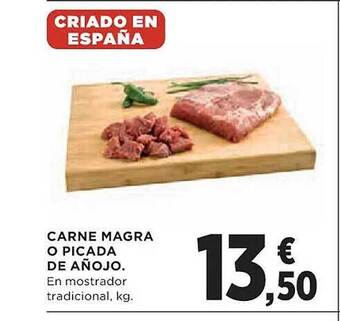 El Corte Inglés Carne magra o picada de añojo oferta