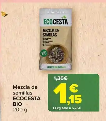 Carrefour Mezcla de semillas ecolcesta bio oferta