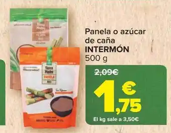 Carrefour Panela o azúcar de caña intermón oferta