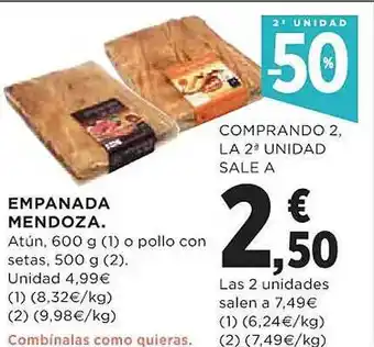 El Corte Inglés 2a unidad -50% empanada mendoza oferta
