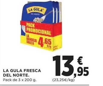 El Corte Inglés La gula fresca del norte oferta
