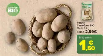 Carrefour Patata carrefour bio malla oferta