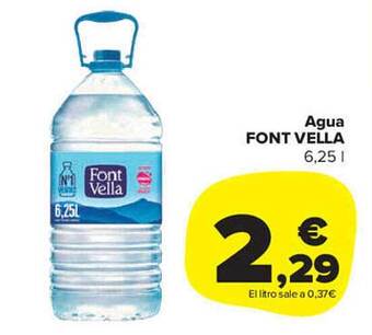Carrefour Market Agua font vella oferta