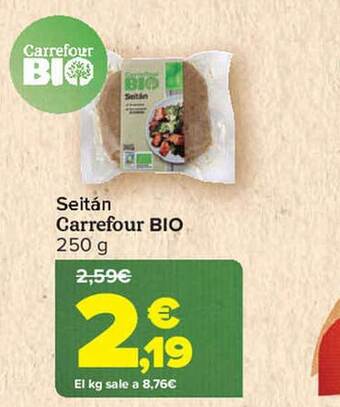 Carrefour Seitán carrefour bio oferta