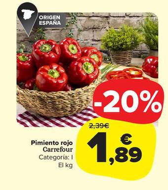 Carrefour Market Pimiento rojo carrefour oferta