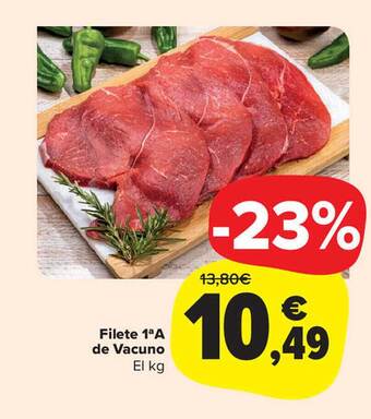 Carrefour Market Filete 1aa de vacuno oferta