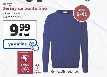Lidl Livergy jersey de punto fino oferta