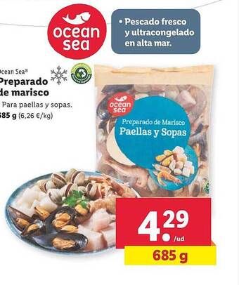 Lidl Ocean sea preparado de marisco oferta