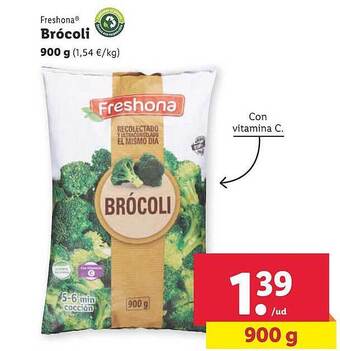 Lidl Freshona brócoli oferta
