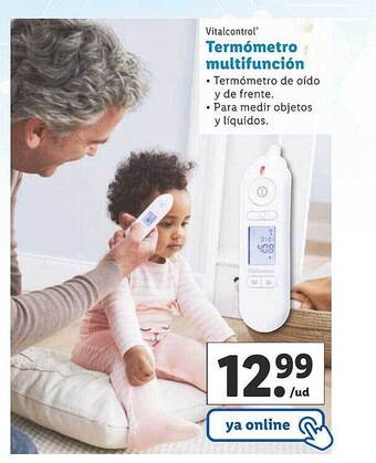 Lidl Vitalcontrol termómetro multifunción oferta