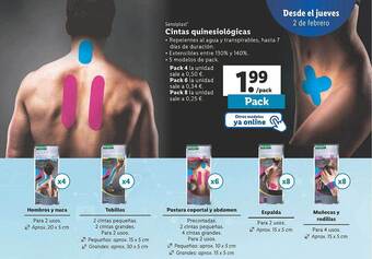 Lidl Sensiplast cintas quinesiológicas oferta