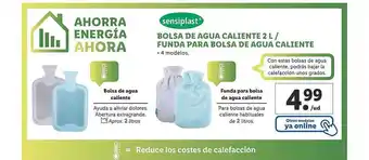 Lidl Bolsa de agua caliente funda para bolsa de agua caliente oferta