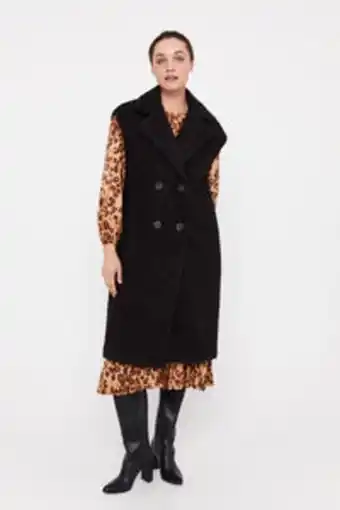 Cortefiel Chaleco largo tejido suave oferta