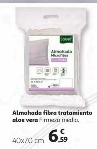 Alcampo Almohada de fibra oferta