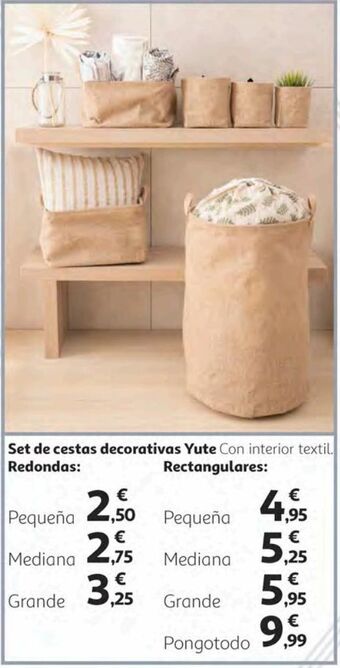 Alcampo Cesta oferta