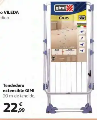 Alcampo Tendedero extensible gimi oferta