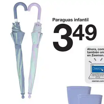 Zeeman Paraguas infantil oferta