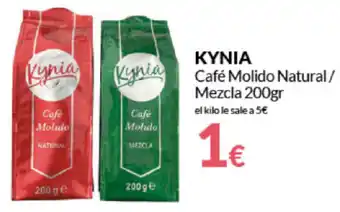 PrimaPrix Kynia Cafè Molido Natural/Mezcla 200gr oferta