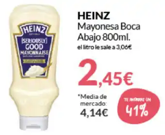 PrimaPrix Heinz Mayonesa Boca Abajo 800 ml oferta