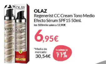 PrimaPrix Olaz Regenerist CC Cream Tono Medio Efecto Sèrum SPF15 50 ml oferta