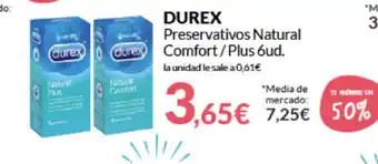 PrimaPrix Durex Preservativos Natural Comfort/Plus oferta