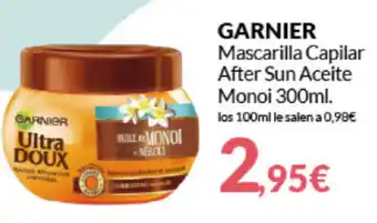 PrimaPrix Garnier Mascarilla Capilar After Sun Aceite Monoi 300 ml oferta