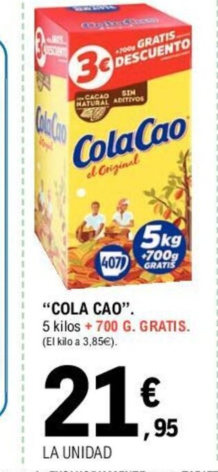 E.Leclerc Cola Cao oferta
