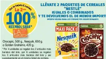 E.Leclerc Nestlè Chocapic 500 g oferta