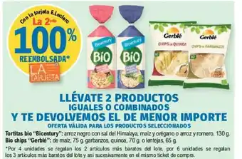 E.Leclerc Tortitas bio "Bicentury" oferta