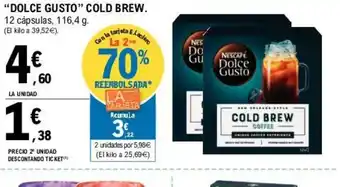E.Leclerc Dolce Gusto Cold Brew oferta