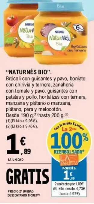 E.Leclerc Naturne's Bio oferta