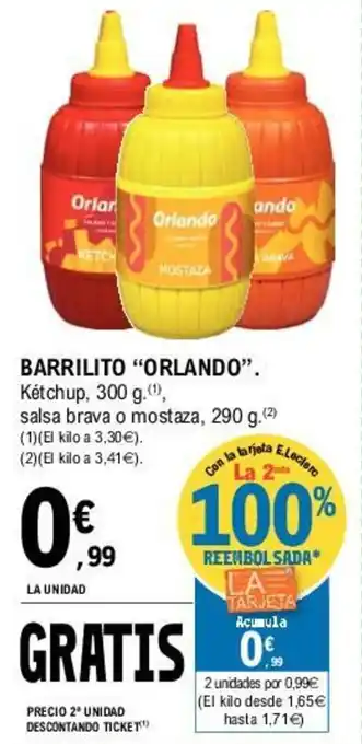 E.Leclerc Orlando Barrilito oferta