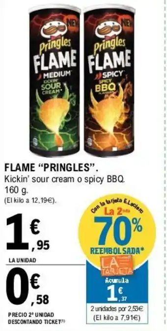 E.Leclerc Pringles Flame 160 g oferta