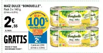 E.Leclerc Bonduelle Maíz Dulce 140g oferta