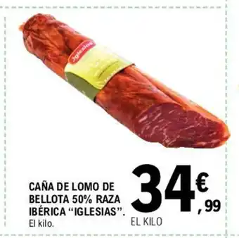 E.Leclerc Iglesias Caña de Lomo de Bellota oferta
