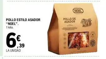 E.Leclerc Noel Pollo Estillo Asador 1kilo oferta