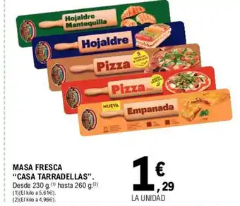 E.Leclerc Casa Tarradelas Masa Fresca oferta