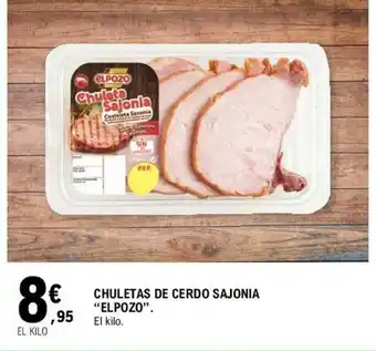 E.Leclerc Elpozo Chuletas de Cerdo Sajonia oferta