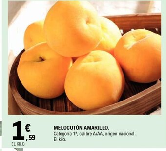 E.Leclerc Melocotón Amarillo oferta