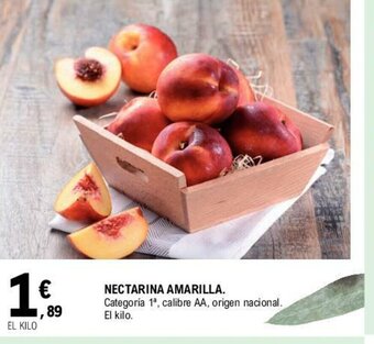 E.Leclerc Nectarina Amarilla oferta
