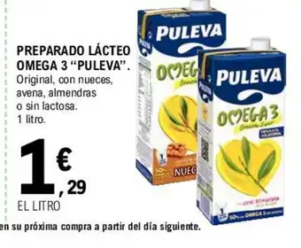 E.Leclerc Puleva Preparado Lácteo Omega 3 oferta