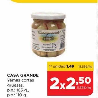 Alimerka Casa grande yemas cortas gruesas oferta