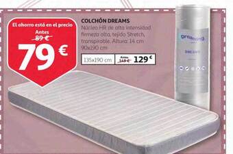 Alcampo Colchón dreams oferta