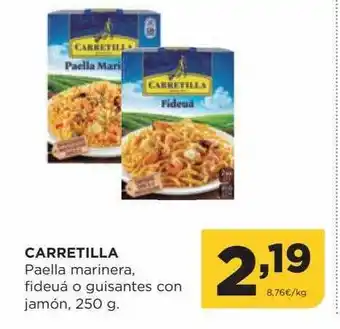 Alimerka Carretilla paella marinera fideuá o guisantes con jamón oferta
