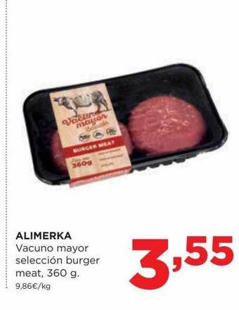 Alimerka Alimerka vacuno mayor selección burger meat oferta