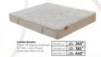 Alcampo Colchón bonaire oferta