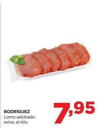 Alimerka Rodríguez lomo adobado extra, el kilo oferta