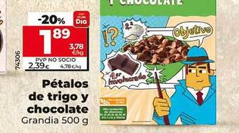 Dia Pétalos de trigo y chocolate grandia oferta