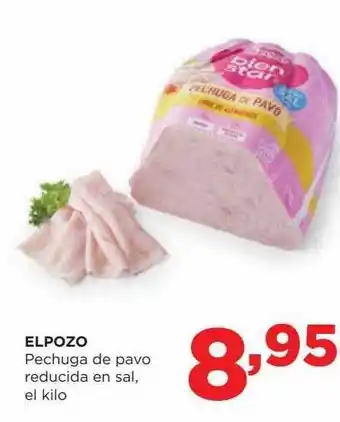 Alimerka Elpozo pechuga de pavo reducida en sal el kilo oferta