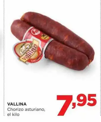 Alimerka Vallina chorizo asturiano, el kilo oferta